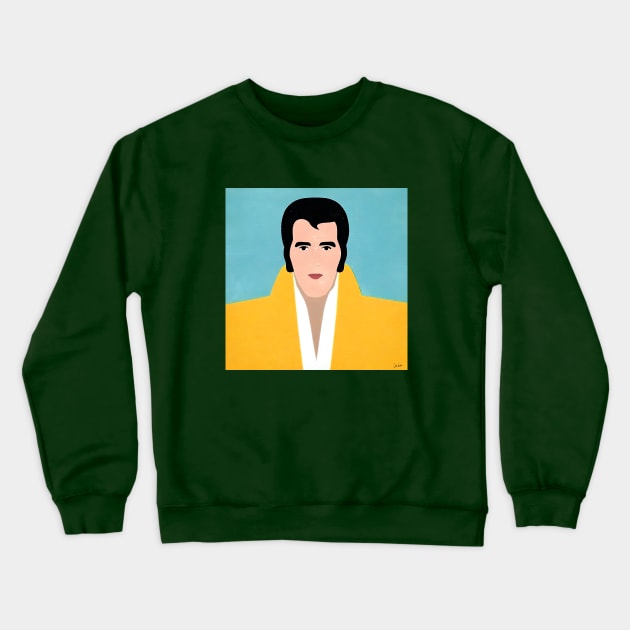 Elvis Crewneck Sweatshirt by Juba Art